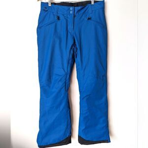 RIPZONE thermal fleece insulated ski/snowboarding/snow pants blue women's size M